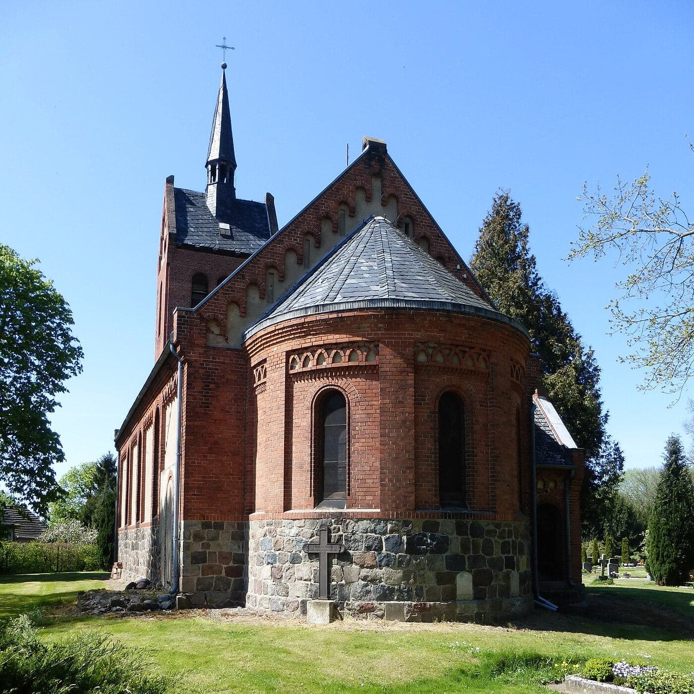 The village church of Wittenmoor in the Altmark