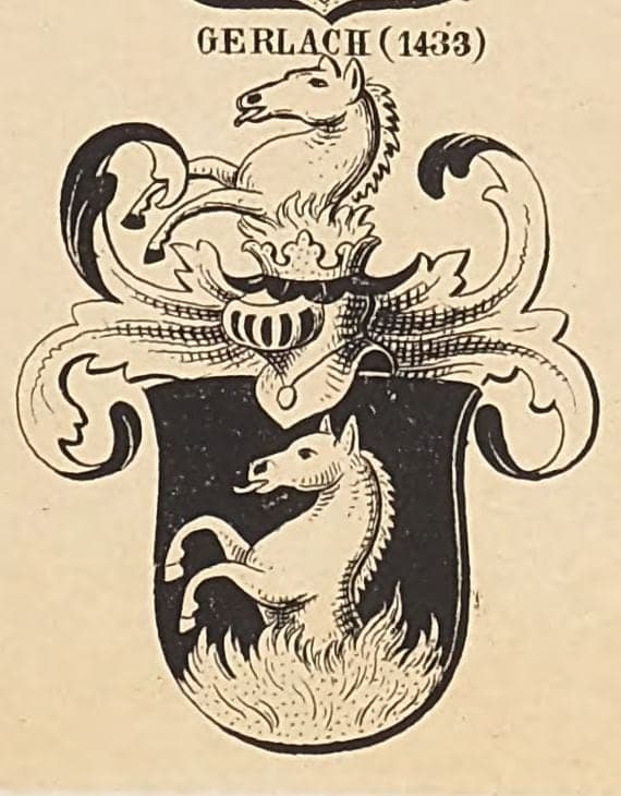 Arms of von Gerlach (1433), plate 183 in Siebmacher